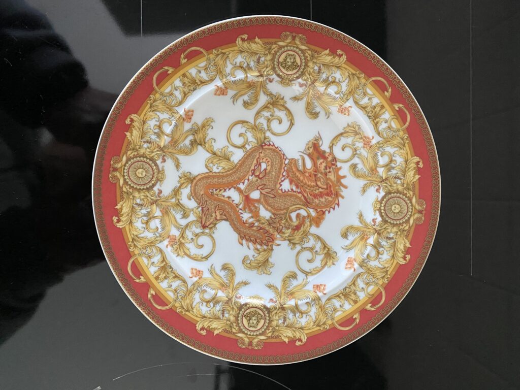 red dragon side plate